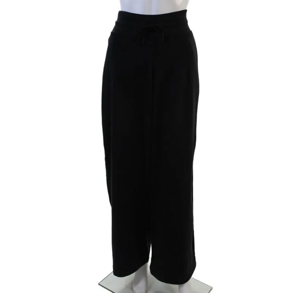 Athleta Womens Black Sweatpants Drawstring Tencel Blend Size XL